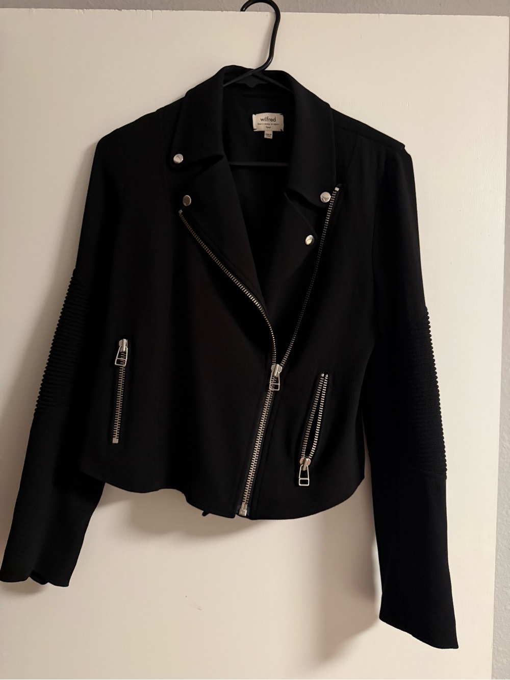 Wilfred Black Moto Montesson Jacket
